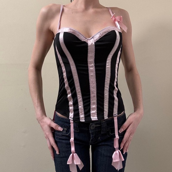 undercover wear Tops - Pink bow corset